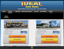 Tablet Screenshot of idealautosales.com